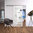 Glasschiebetür-Set 36AG900 für Ihre Küche mit Griffmuschel
